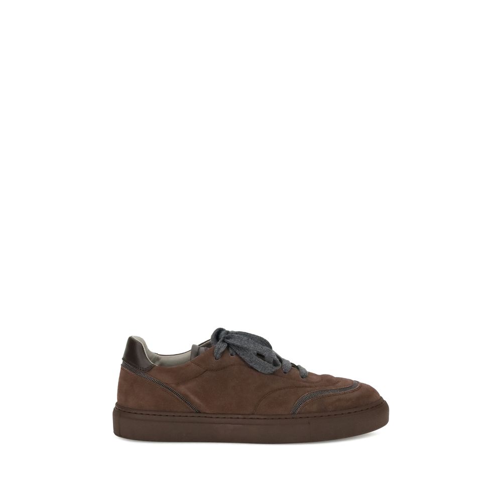 Baskets en daim Brunello Cucinelli