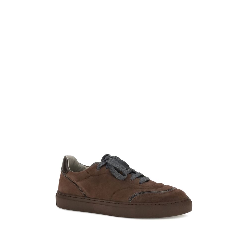 Baskets en daim Brunello Cucinelli