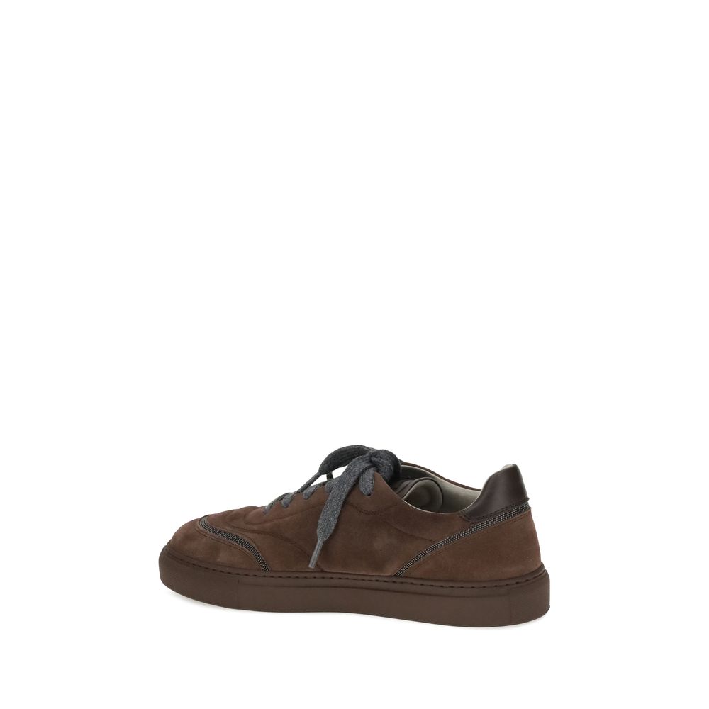 Baskets en daim Brunello Cucinelli