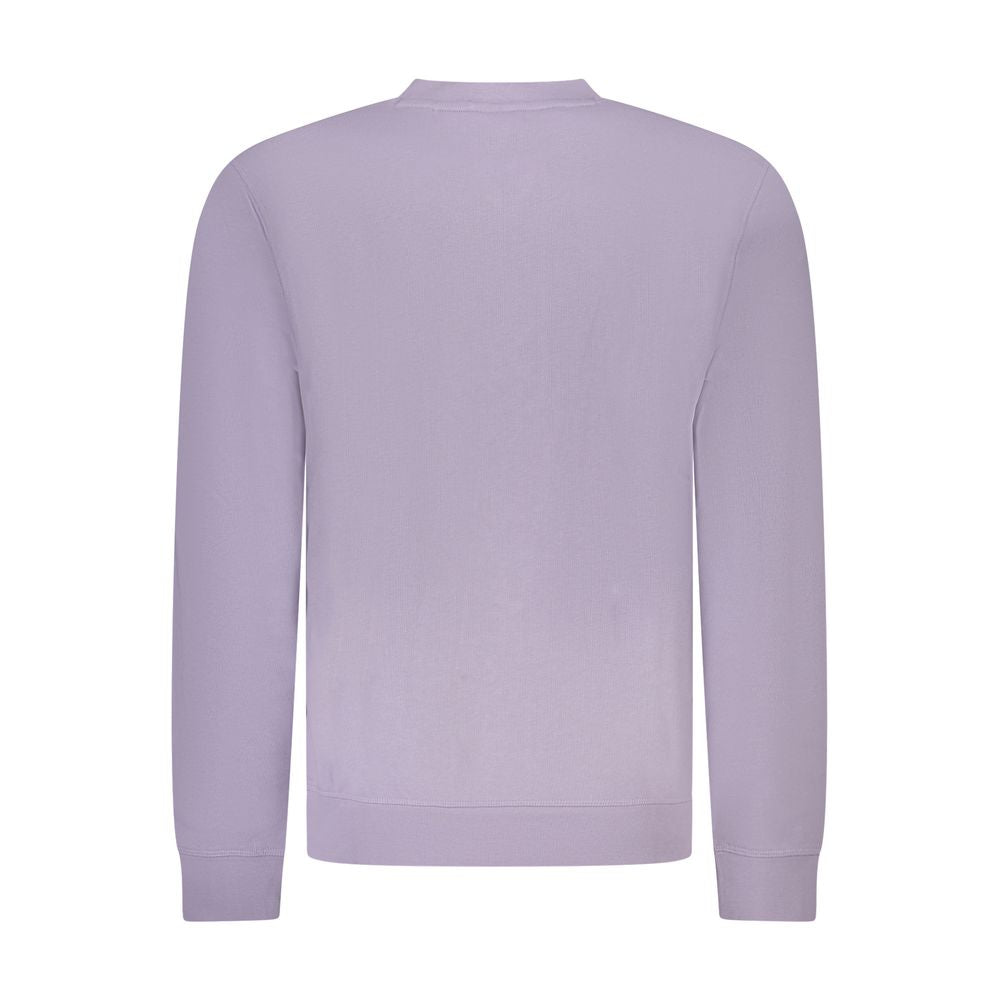 Pull en coton violet Hugo Boss