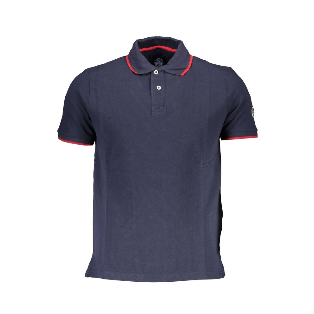 Polo North Sails bleu en coton pour homme
