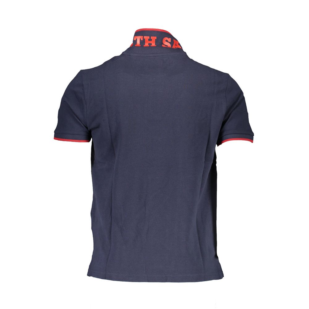 Polo North Sails bleu en coton pour homme