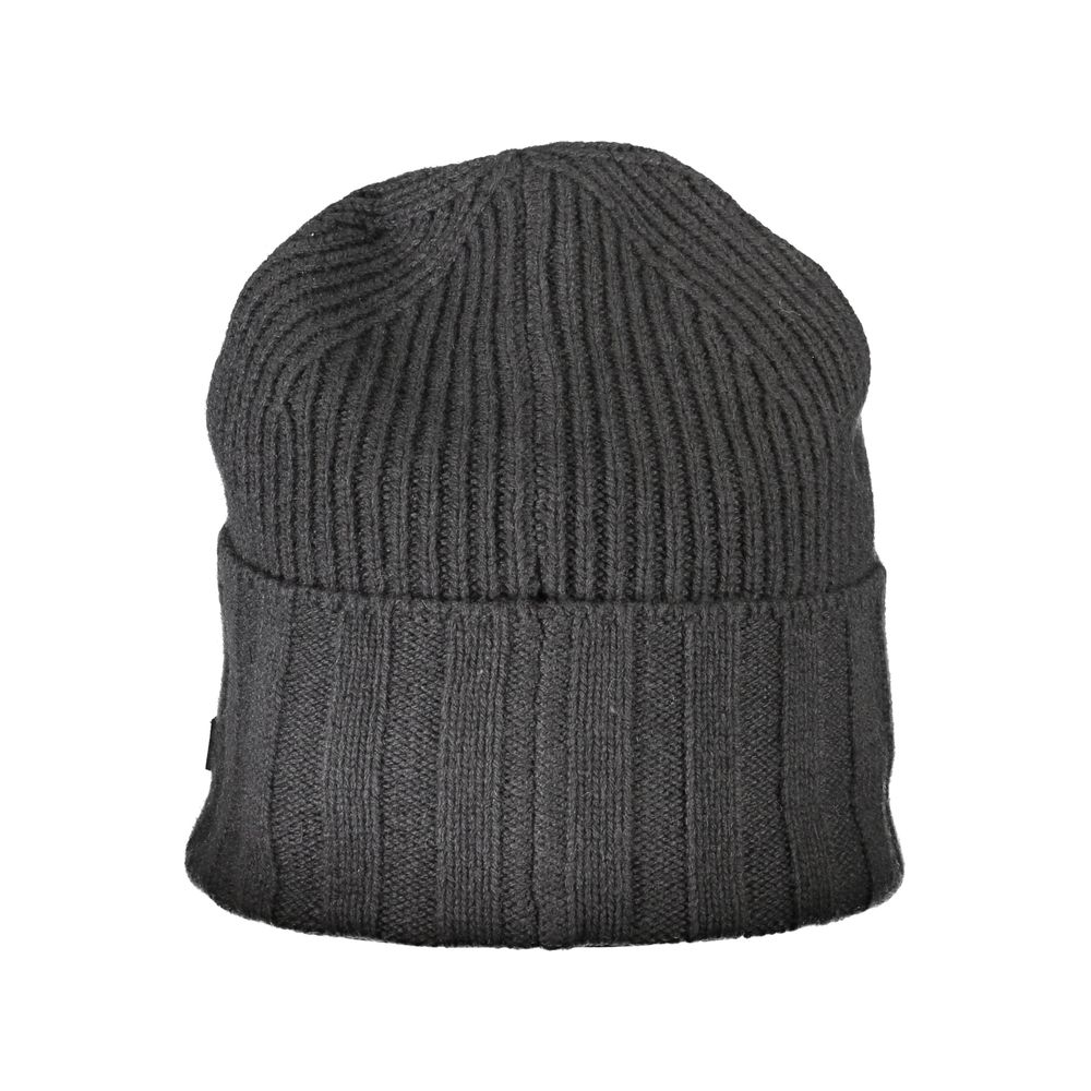 Calvin Klein Élégant chapeau gris à détails contrastés