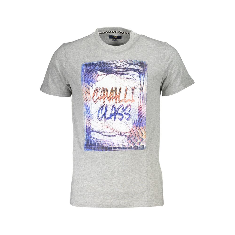T-shirt Cavalli Class en coton marron pour homme