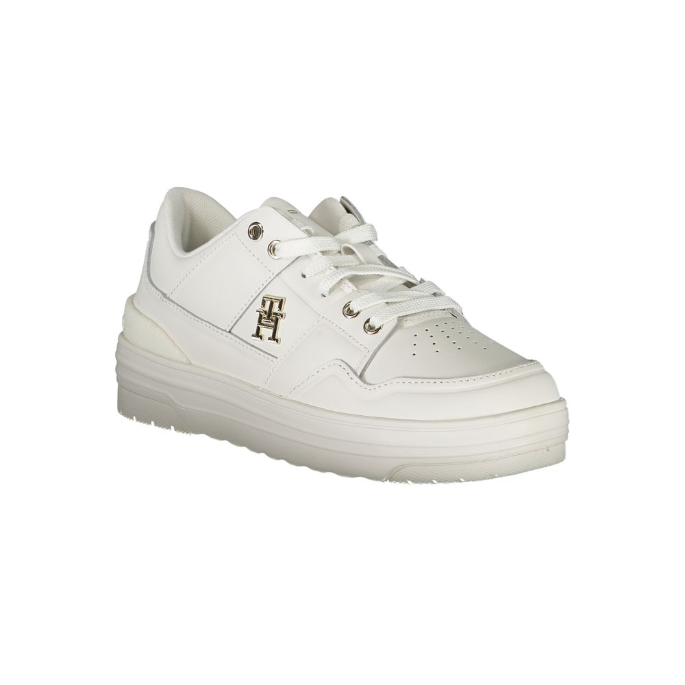 Baskets Tommy Hilfiger en cuir blanc pour femme