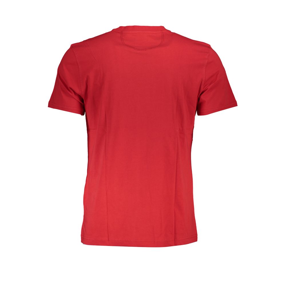 T-shirt élégant en coton rose à col rond La Martina