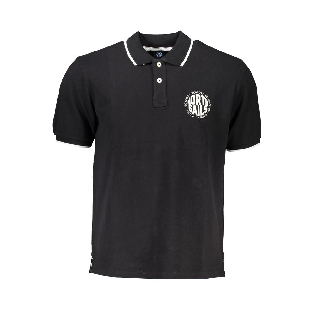 Polo en coton noir North Sails