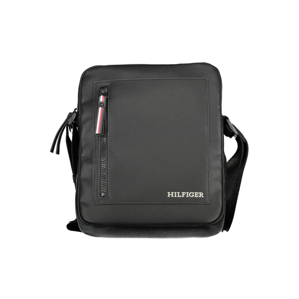 Sac à bandoulière en polyéthylène noir Tommy Hilfiger