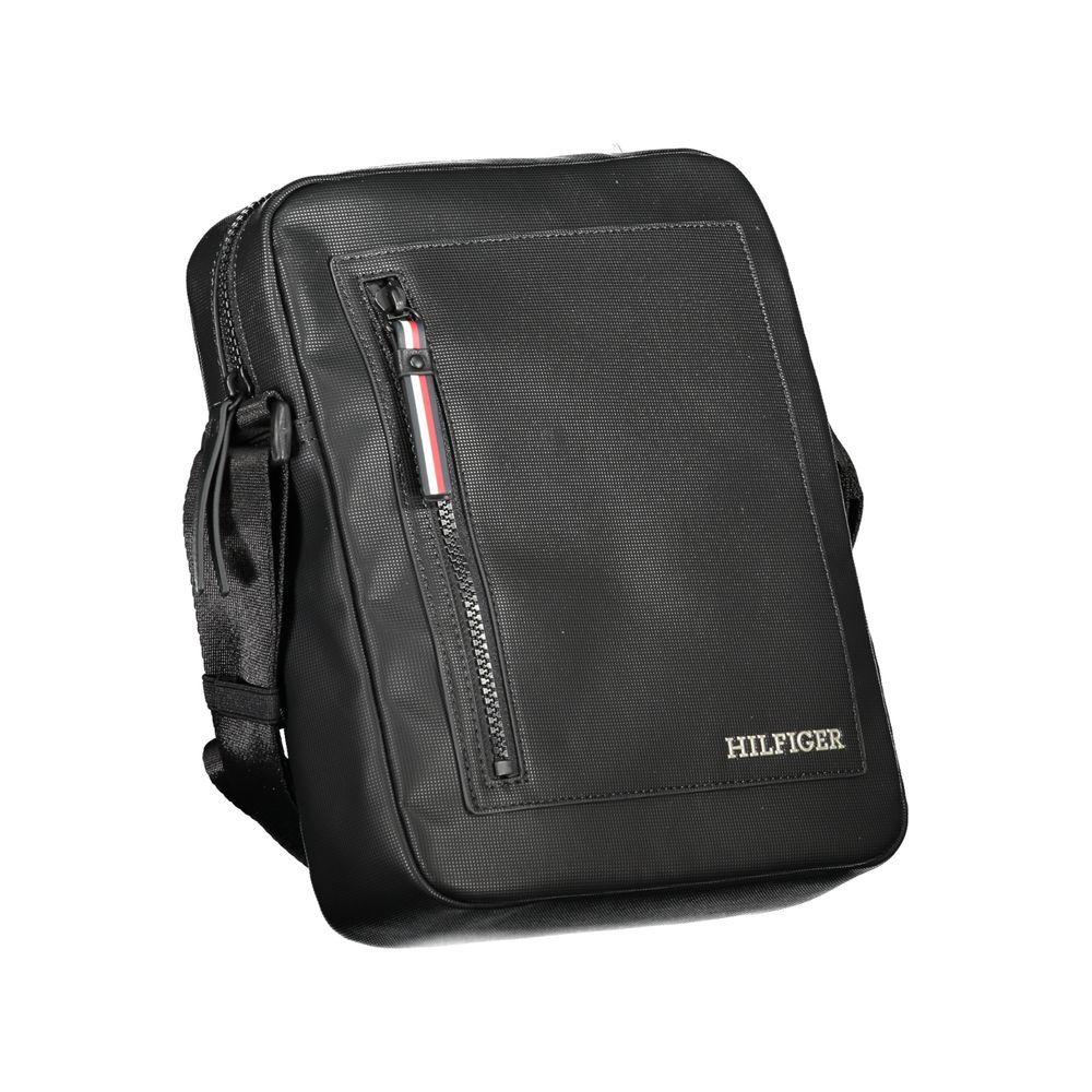 Sac à bandoulière en polyéthylène noir Tommy Hilfiger