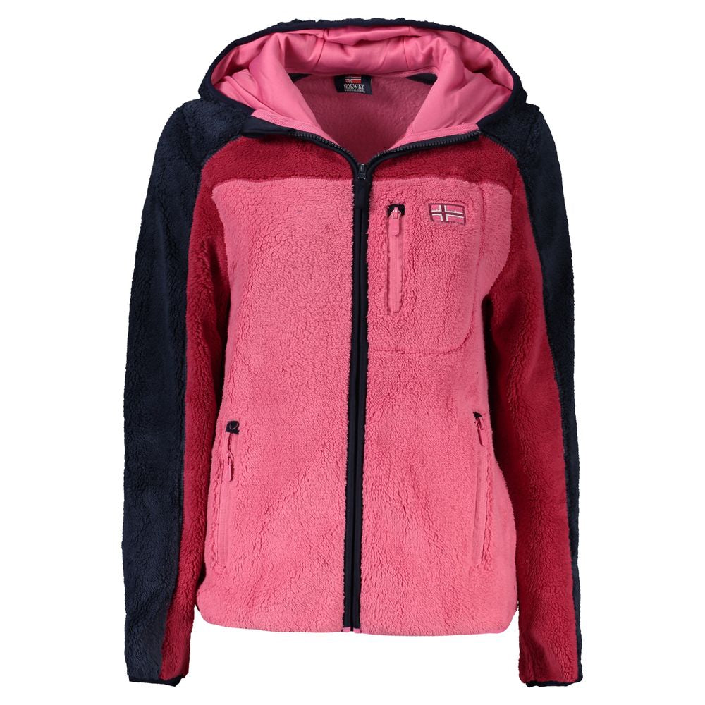 Veste femme rose en polyester, Norvège 1963