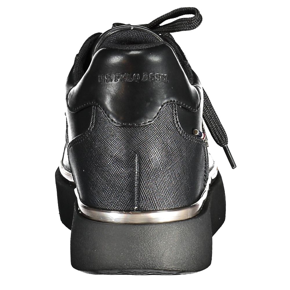 Baskets noires en polyester pour femme US POLO ASSN.