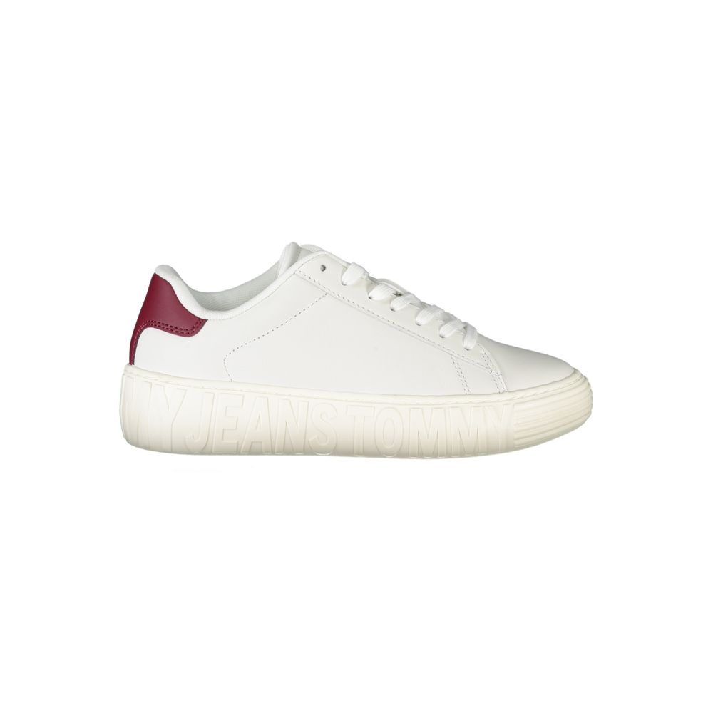 Baskets Tommy Hilfiger en cuir blanc pour femme