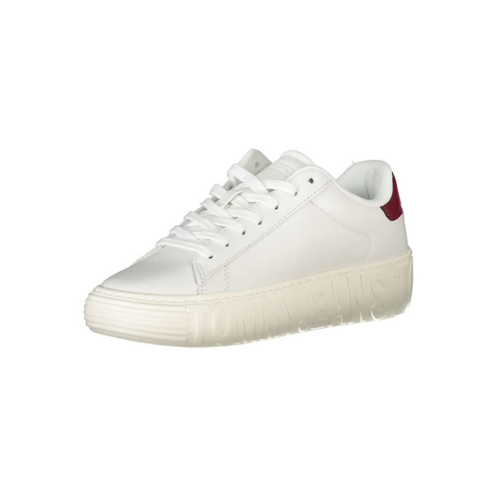 Baskets Tommy Hilfiger en cuir blanc pour femme