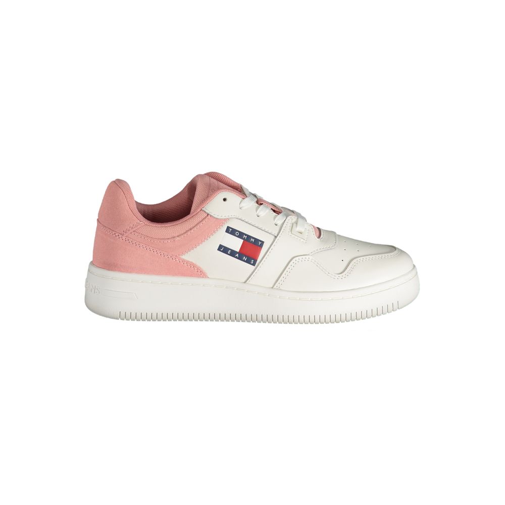 Baskets Tommy Hilfiger en polyester rose