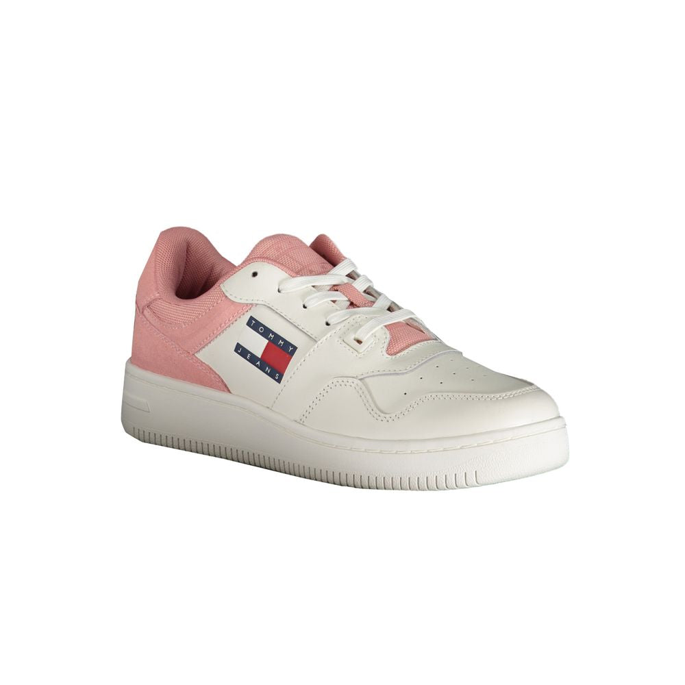 Baskets Tommy Hilfiger en polyester rose