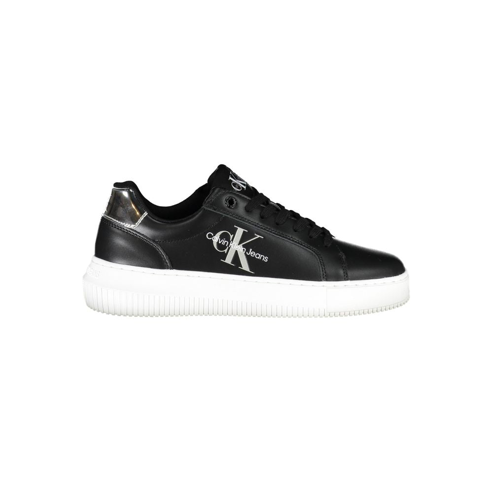 Baskets Calvin Klein noires en polyester pour femme