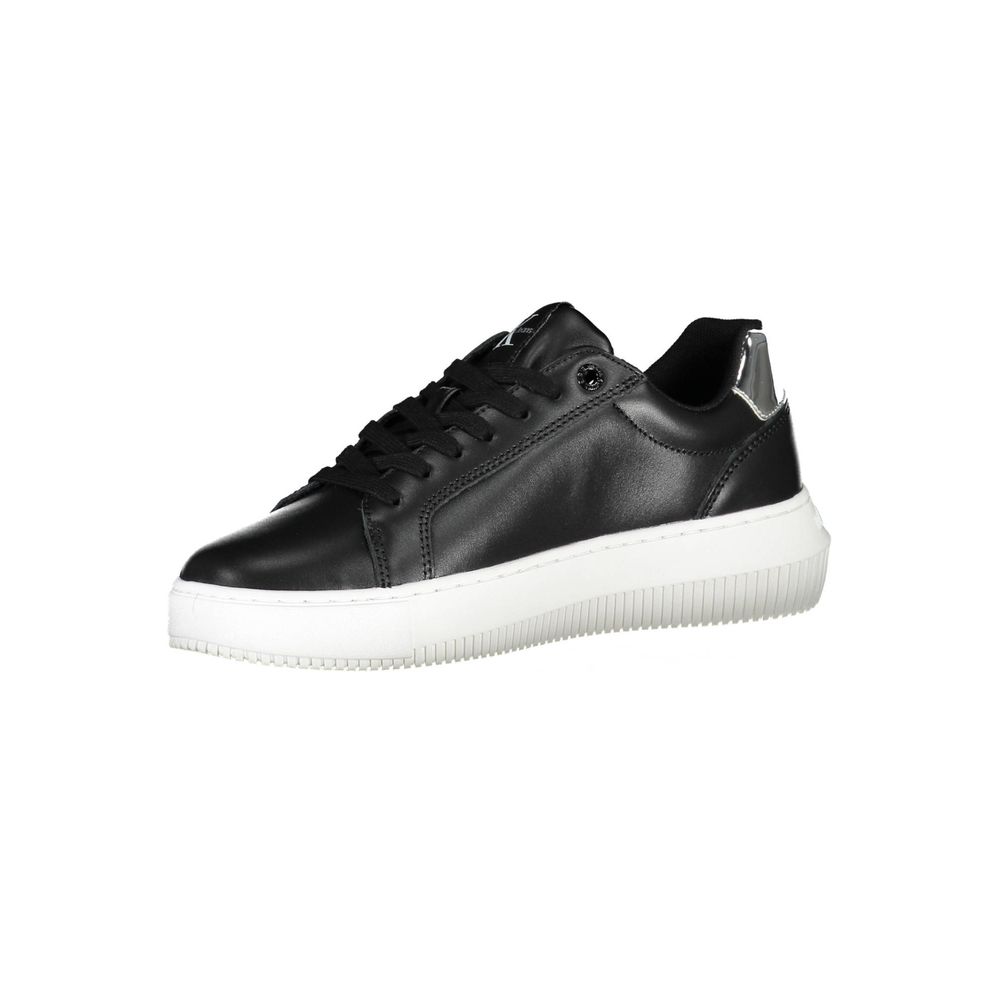 Baskets Calvin Klein noires en polyester pour femme