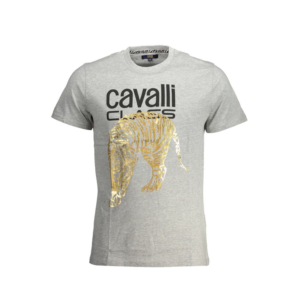 T-shirt Cavalli Class en coton marron pour homme