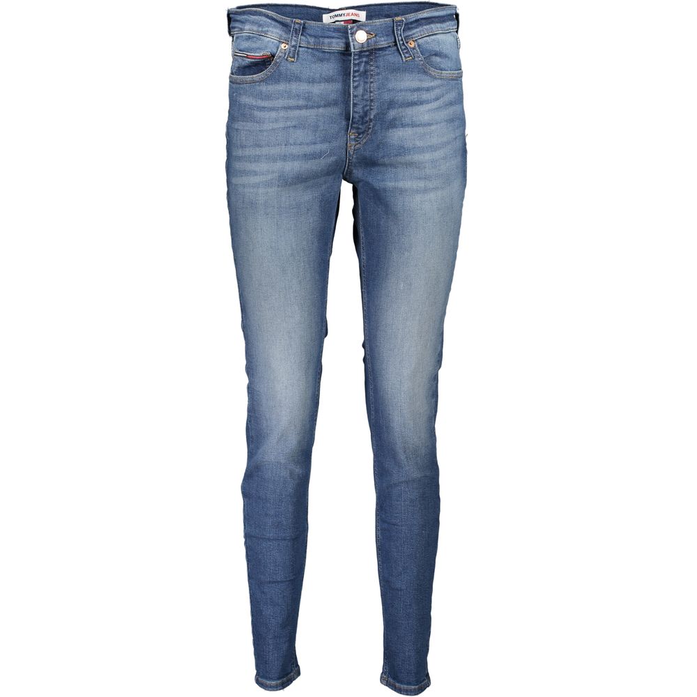 Jean et pantalon en coton bleu Tommy Hilfiger