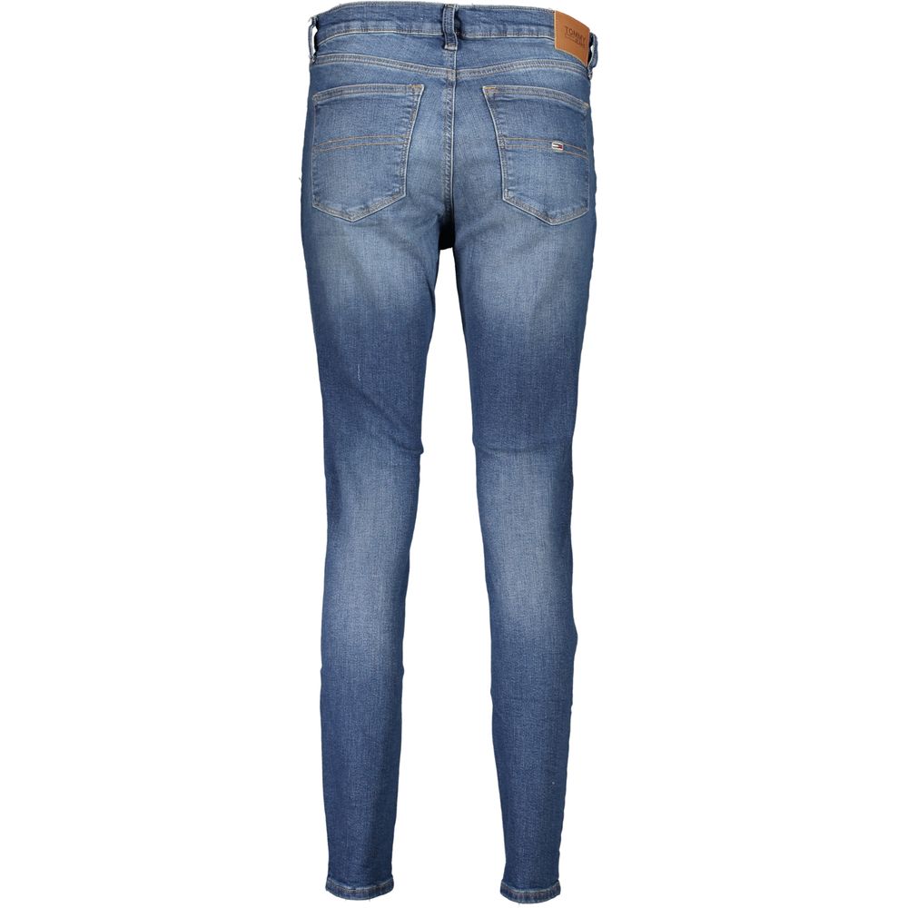 Jean et pantalon en coton bleu Tommy Hilfiger