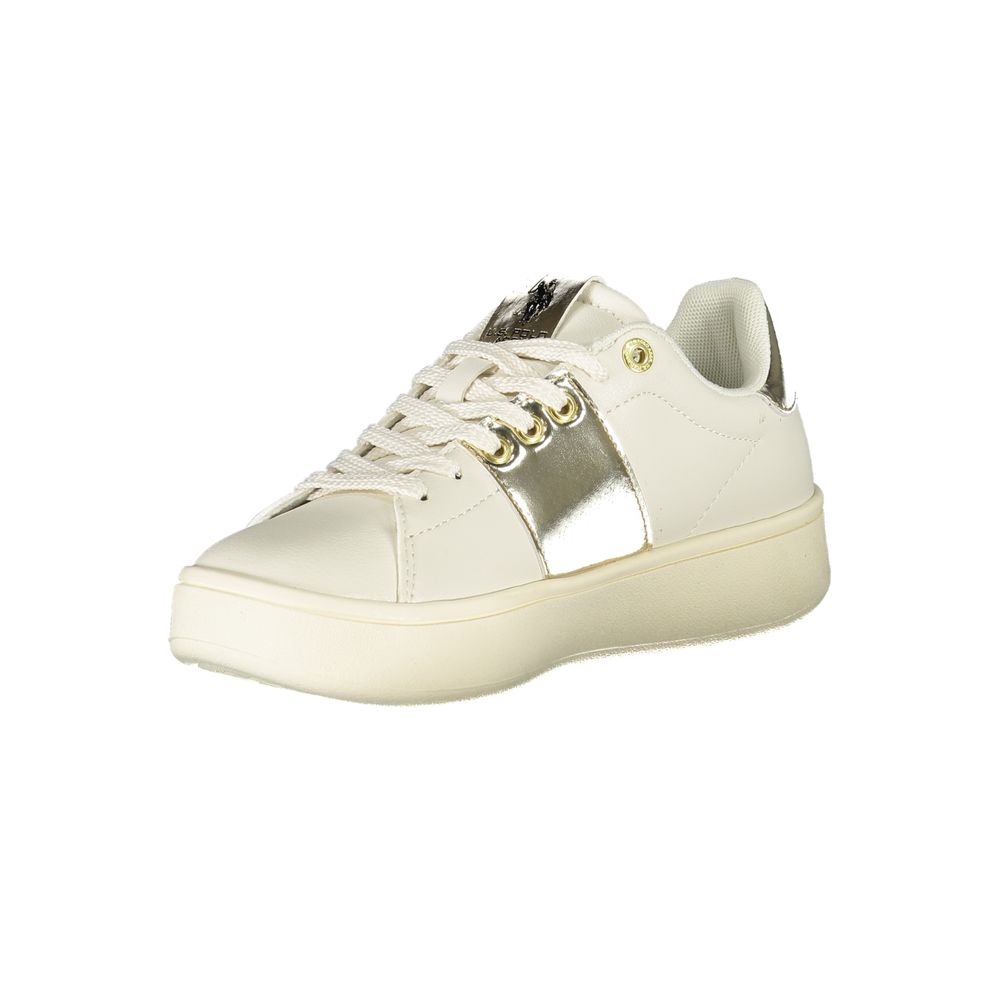 Baskets beiges en polyéthylène pour femme US POLO ASSN.