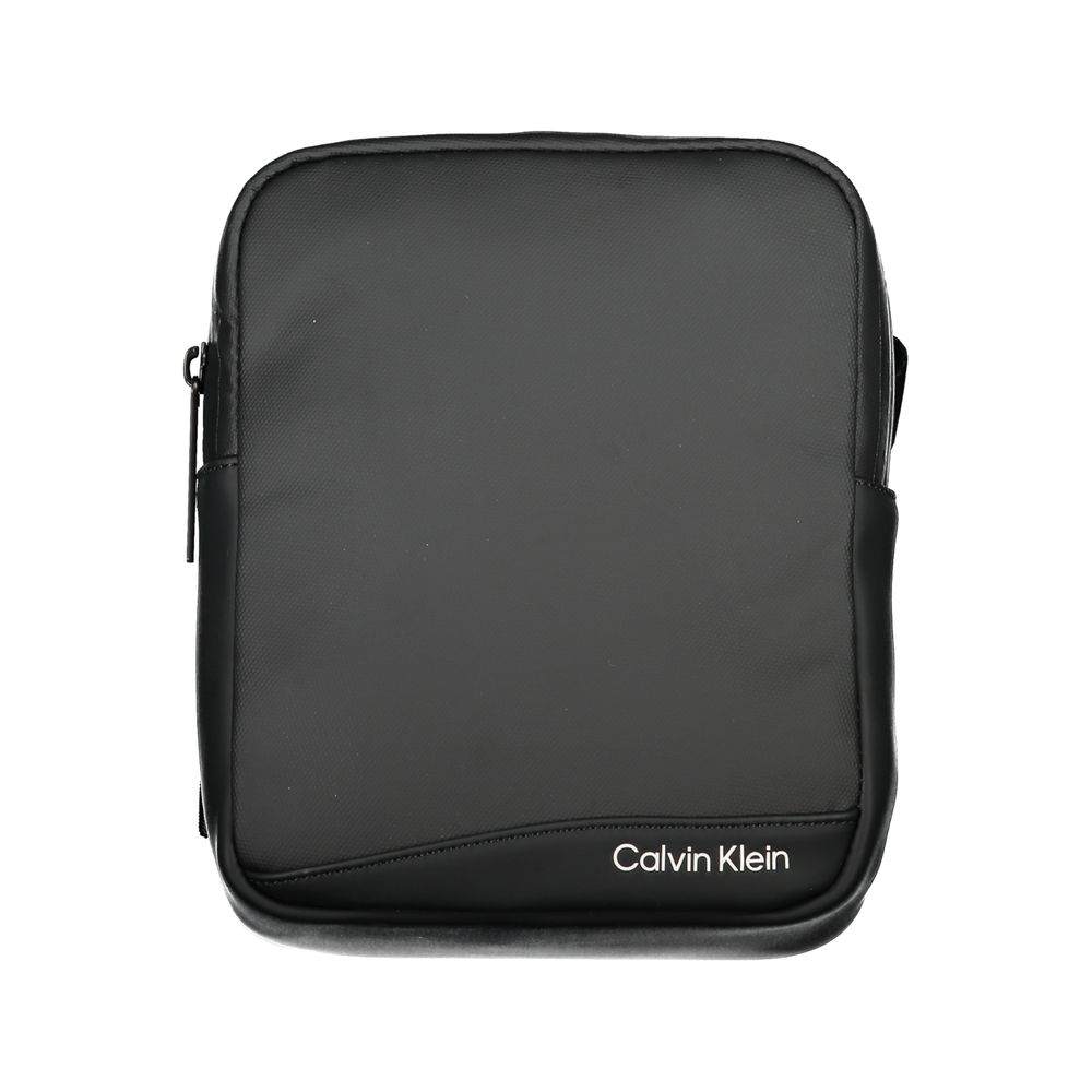 Sac à bandoulière Calvin Klein Sleek noir en polyester recyclé