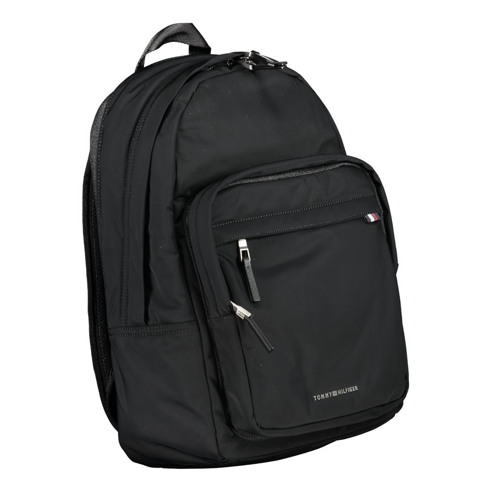 Sac à dos en polyester noir Tommy Hilfiger