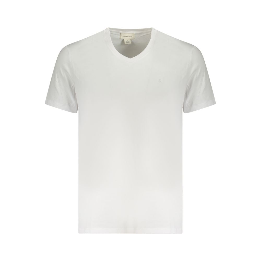 T-shirt homme en coton blanc Calvin Klein