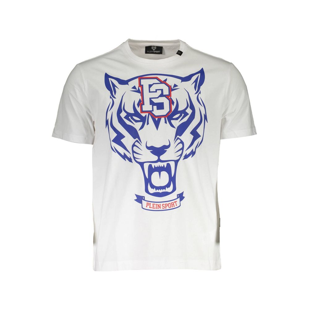 T-shirt en coton blanc Plein Sport pour homme