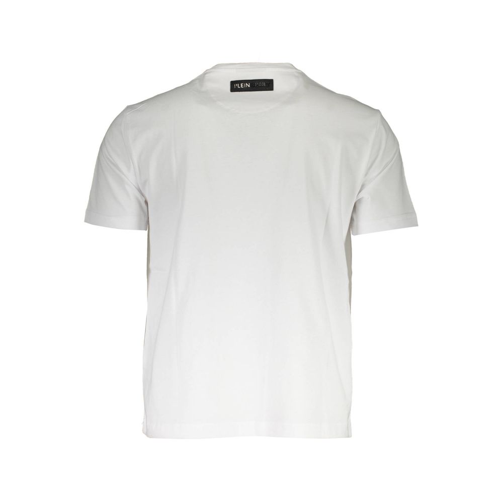 T-shirt en coton blanc Plein Sport pour homme