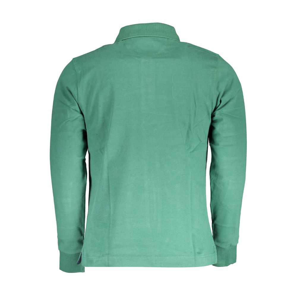 Polo homme en coton vert La Martina