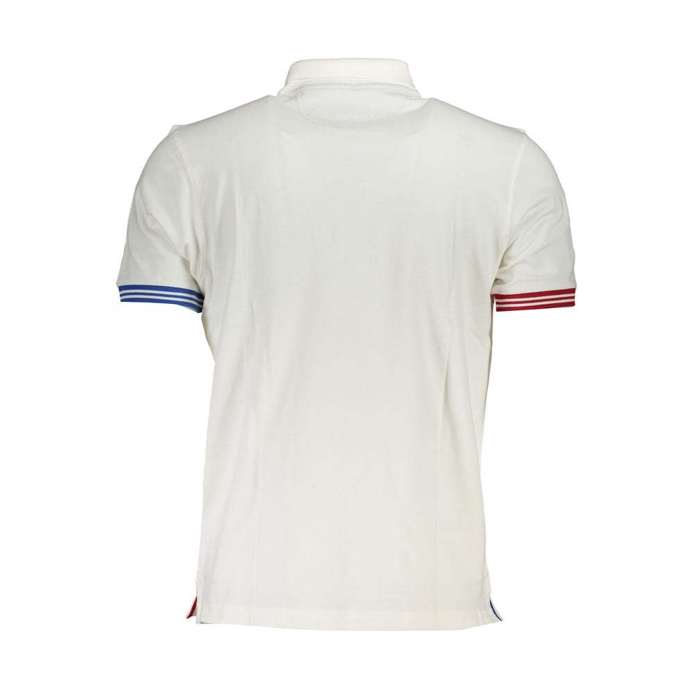 Polo blanc élégant La Martina avec détails contrastés