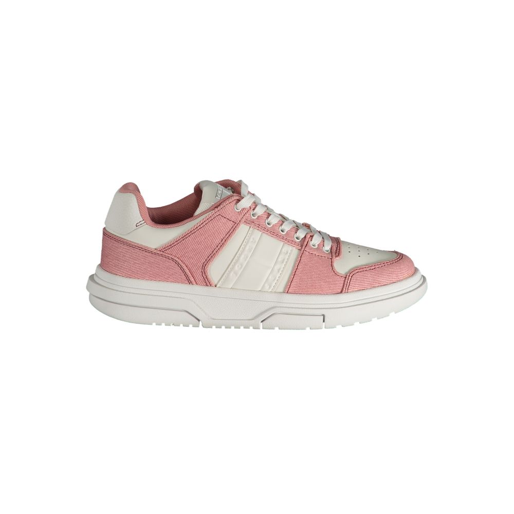 Baskets Tommy Hilfiger en polyester rose