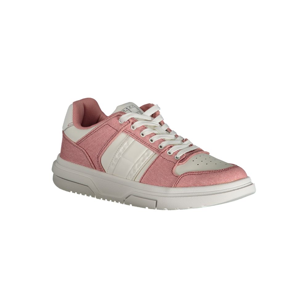 Baskets Tommy Hilfiger en polyester rose