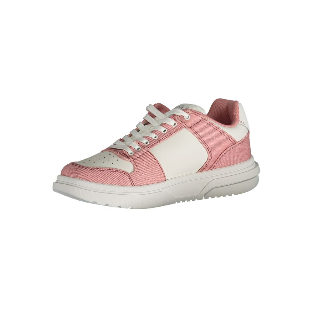 Baskets Tommy Hilfiger en polyester rose