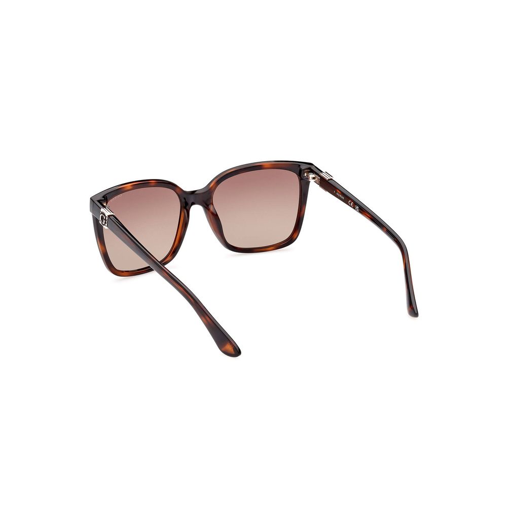 Lunettes de soleil Guess Jeans marron injectées pour femme