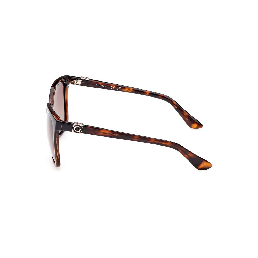 Lunettes de soleil Guess Jeans marron injectées pour femme