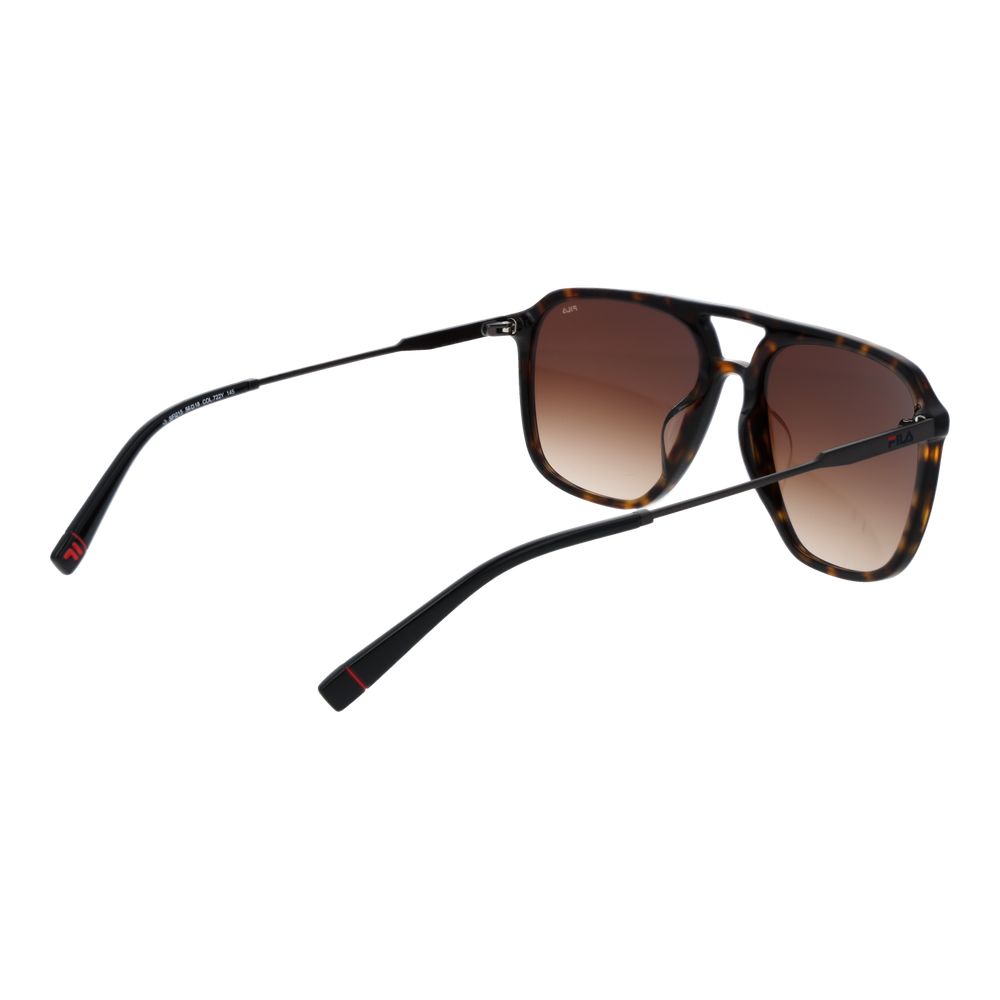 Lunettes de soleil Fila marron pour homme