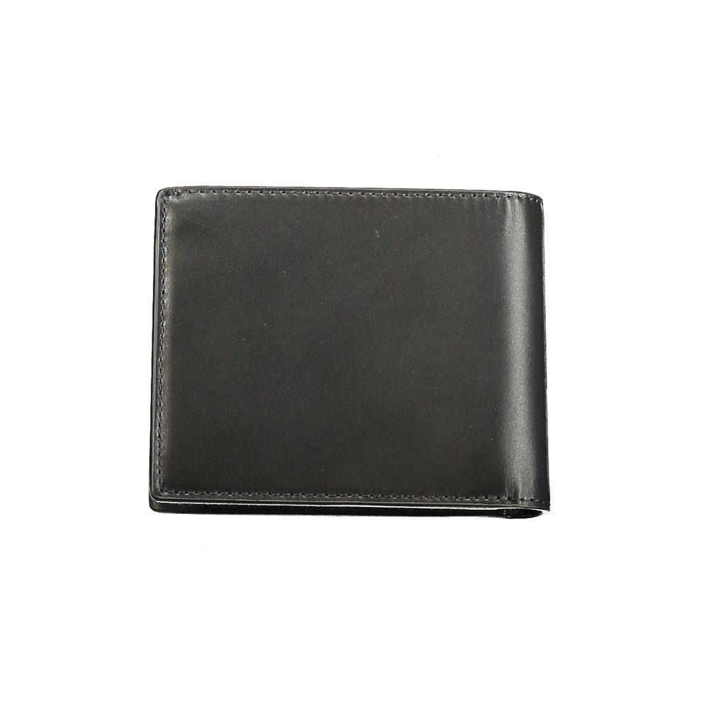 Portefeuille homme en cuir noir Calvin Klein