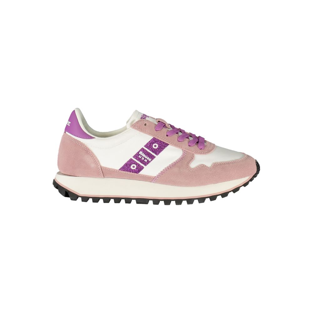 Baskets Blauer en cuir blanc pour femme