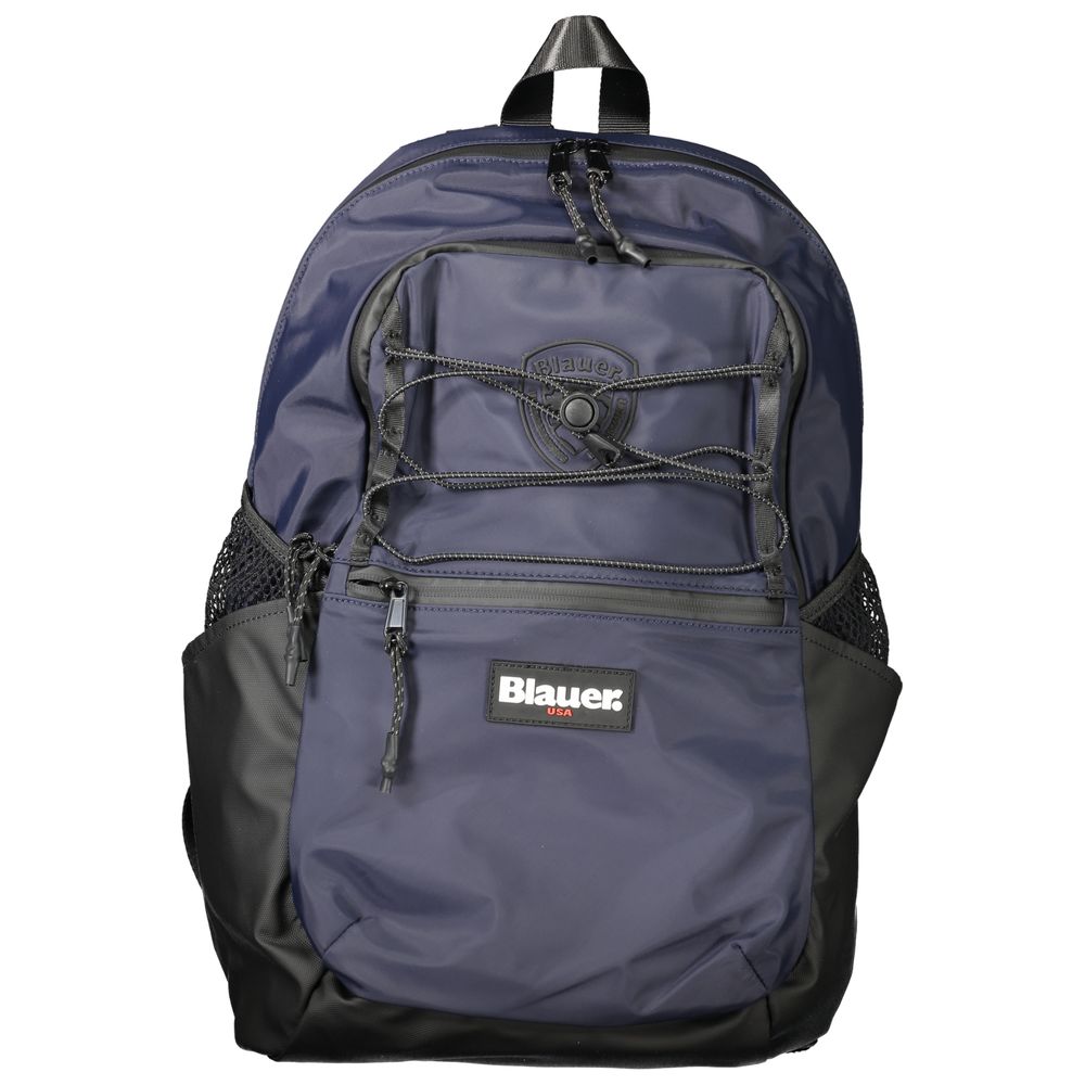 Sac à dos pour hommes en polyester bleu Blauer
