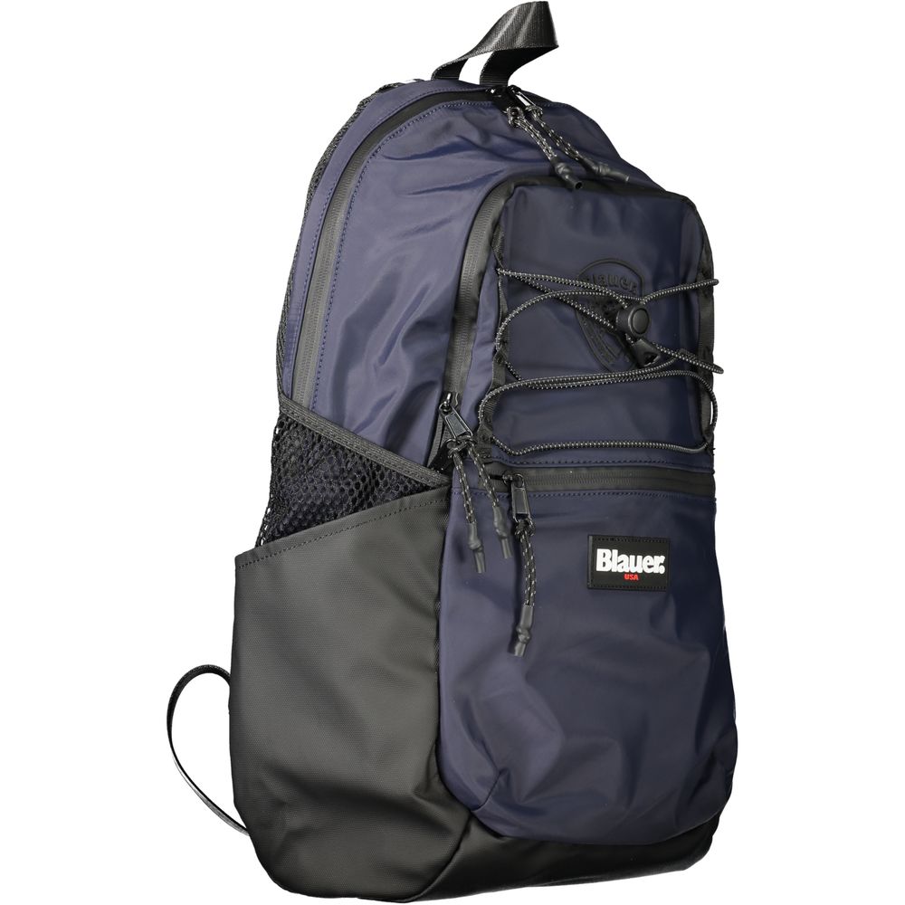 Sac à dos pour hommes en polyester bleu Blauer