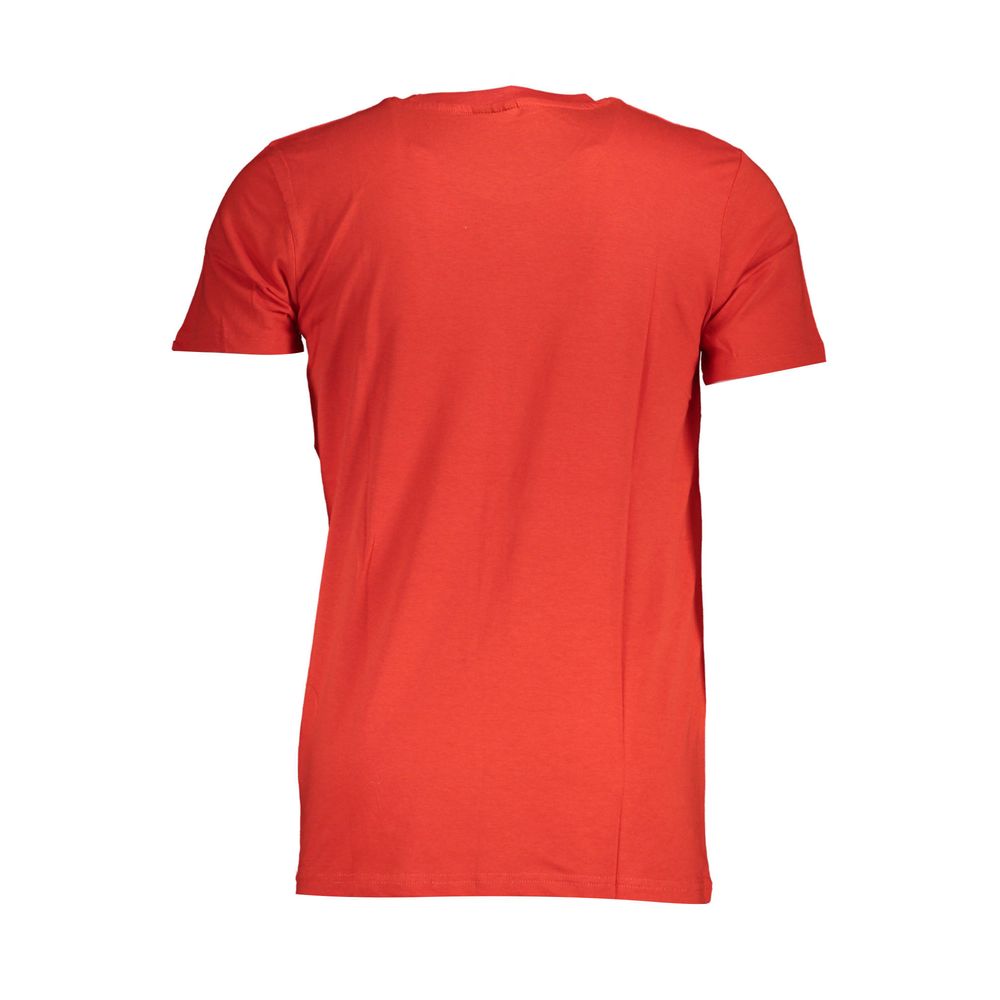 T-shirt homme en coton rouge Norvège 1963