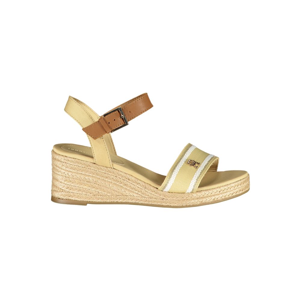 Sandales en polyester beige Tommy Hilfiger