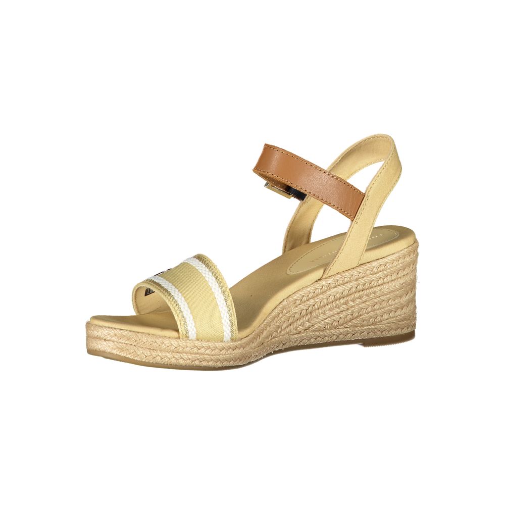 Sandales en polyester beige Tommy Hilfiger