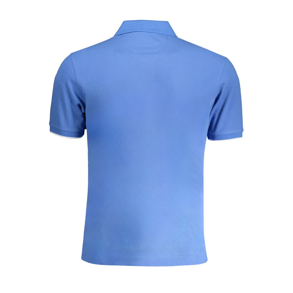 Polo homme en coton bleu clair La Martina