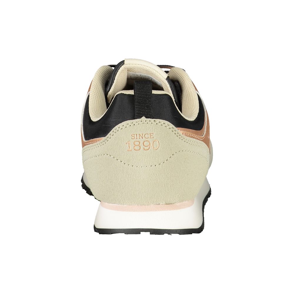 Baskets noires en polyester US POLO ASSN.
