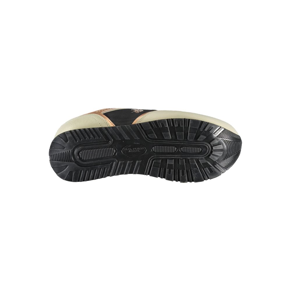 Baskets noires en polyester US POLO ASSN.