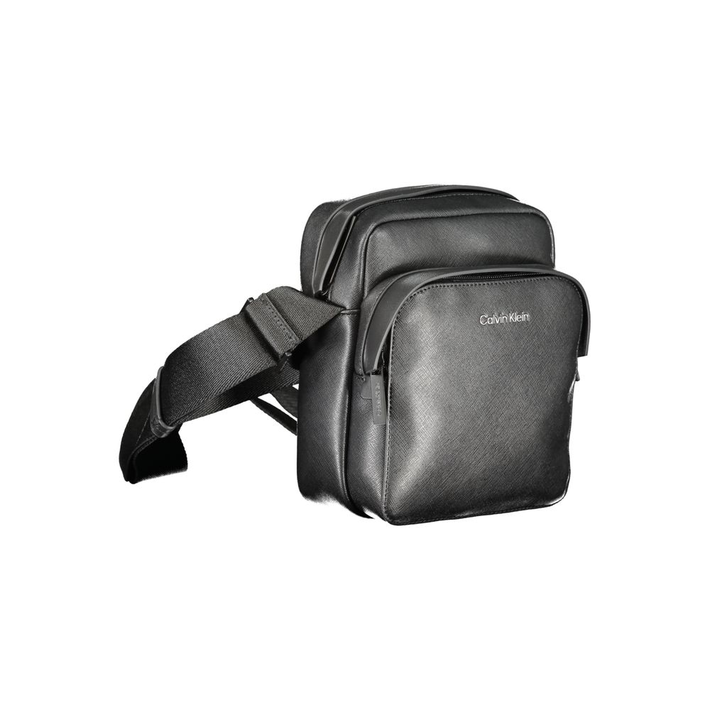 Sac à bandoulière en polyester noir Calvin Klein