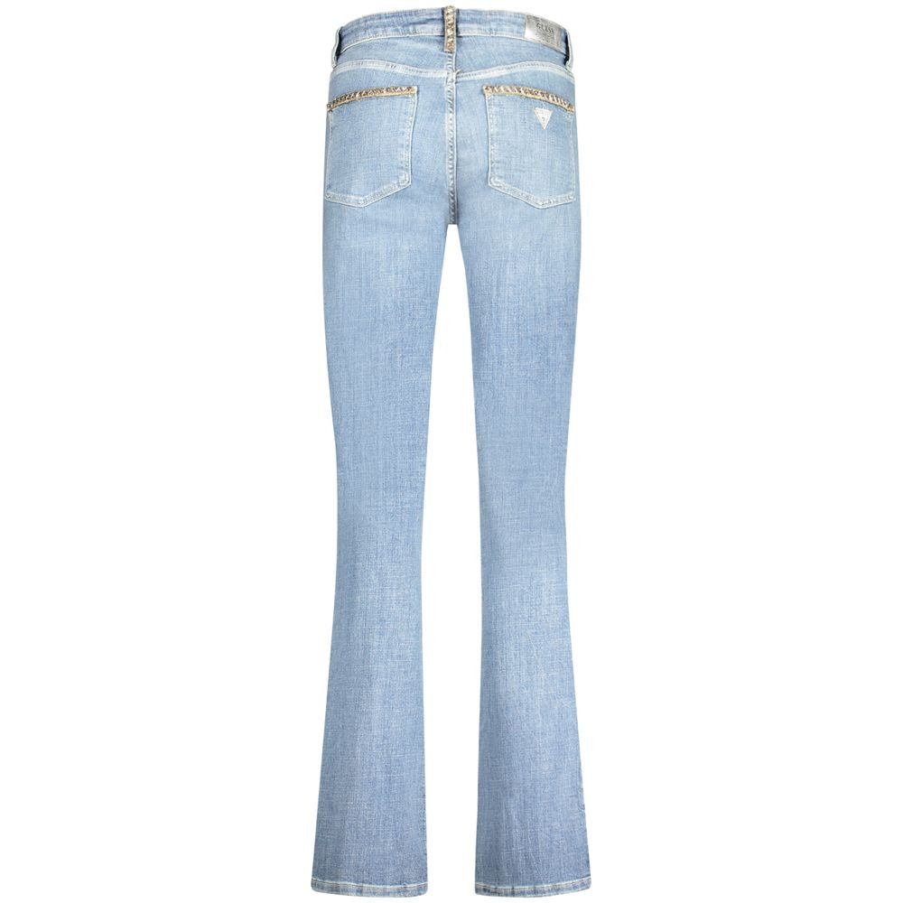 Jean Guess bleu clair en coton pour femme